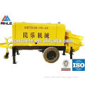 trailer small electrical concrete pump price China supplier